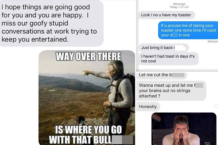 Brutal Messages Show How Ex- Lovers Get Lessons For…