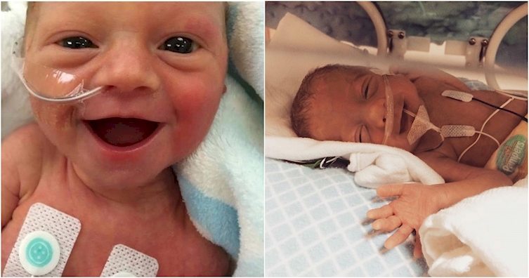 These 12 Preemie Babies Smiling For The Camera Will…