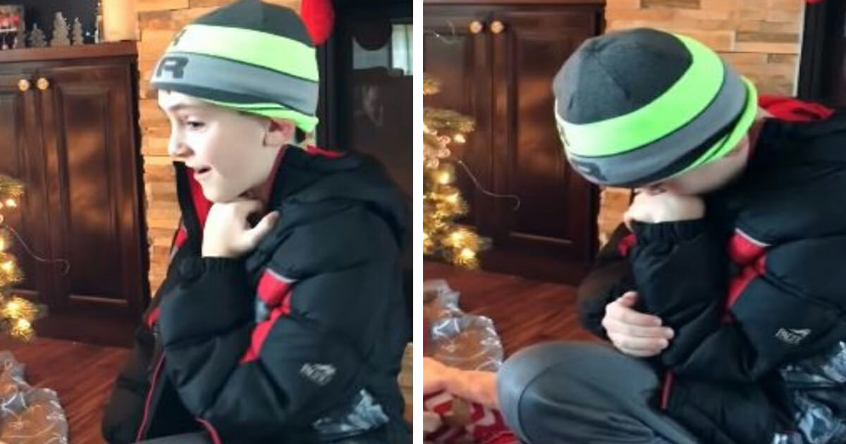 Boy Looks Under The Christmas Tree And Discovers His Newborn…